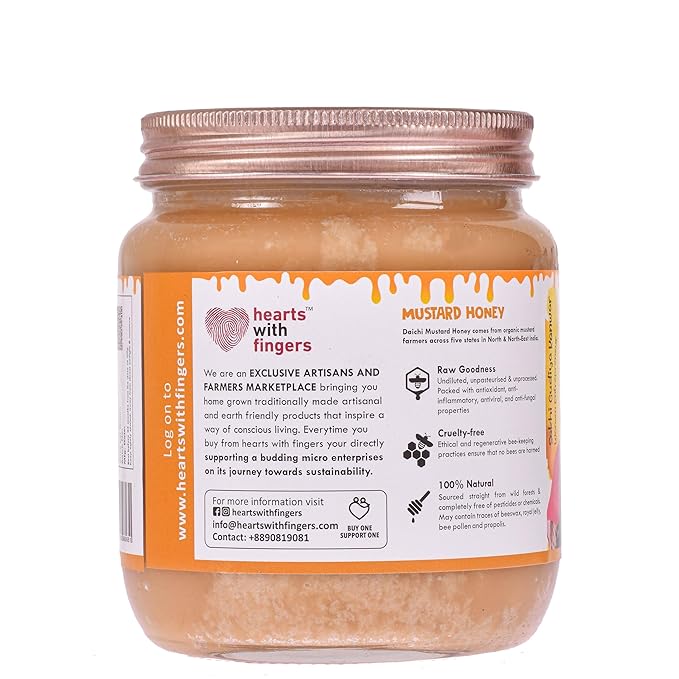 Daichi Natural Mustard Honey | Glass bottle Daichi Natural Mustard Honey | Glass bottle