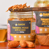 Daichi Turmeric Pickle | Crafted with Love by Women Artisans | Sun Cured | Cold-Pressed Mustard Oil | In-House Spices