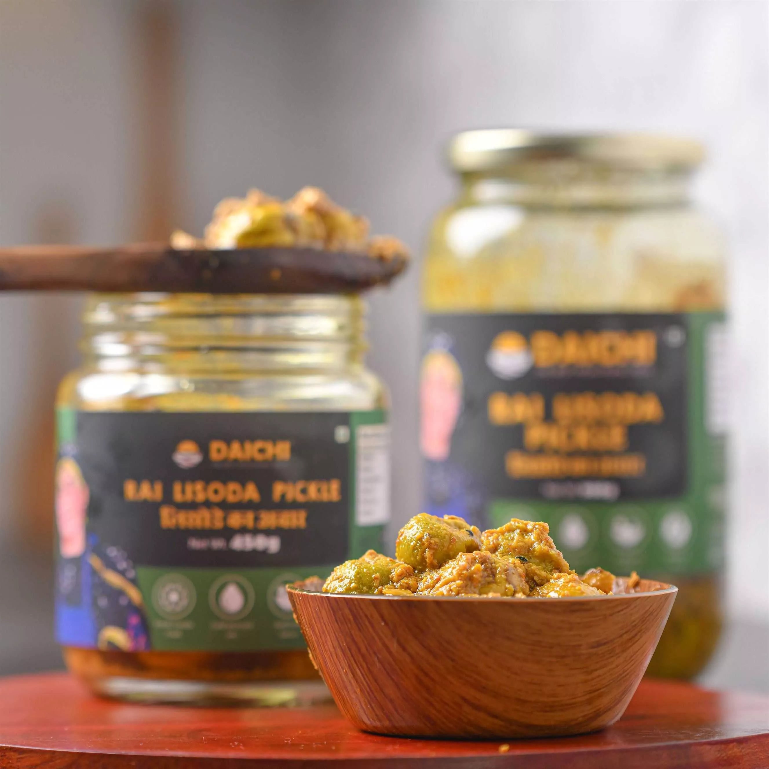 Daichi Handcrafted Lisoda (Raai) Pickle | Glass Jars Daichi Handcrafted Lisoda (Raai) Pickle | Glass Jars
