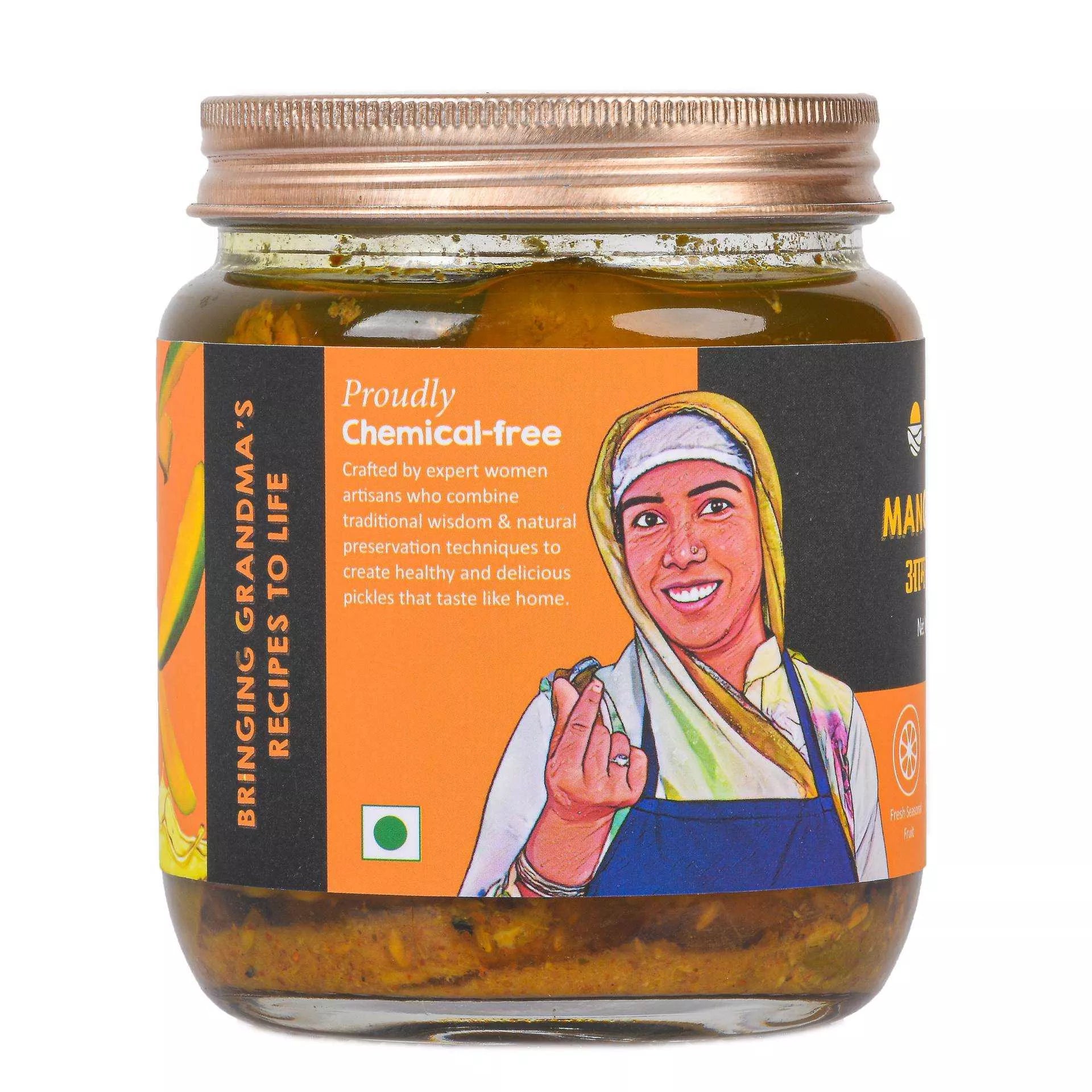 Daichi Handmade Mango Pickle | Cold-Pressed Oil & Traditional Recipe Pickle Daichi Handmade Mango Pickle | Cold-Pressed Oil & Traditional Recipe Pickle