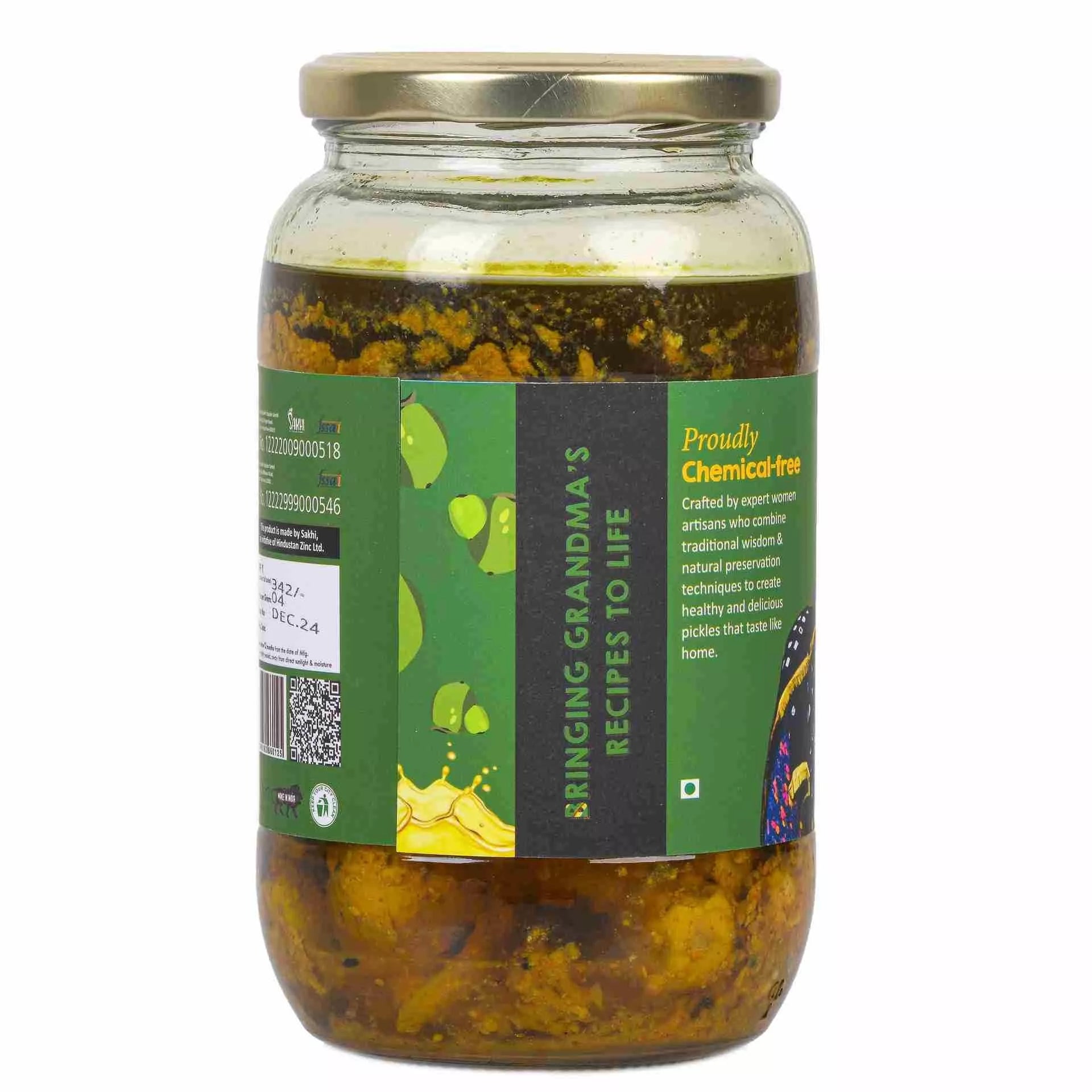 Daichi Handcrafted Lisoda (Raai) Pickle | Glass Jars Daichi Handcrafted Lisoda (Raai) Pickle | Glass Jars