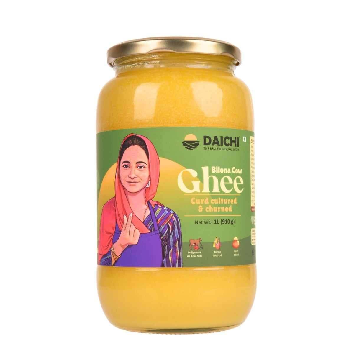 Daichi Pure Premium Bilona Cow Ghee | Pure & Natural  | Crafted in small batches Daichi Pure Premium Bilona Cow Ghee | Pure & Natural  | Crafted in small batches