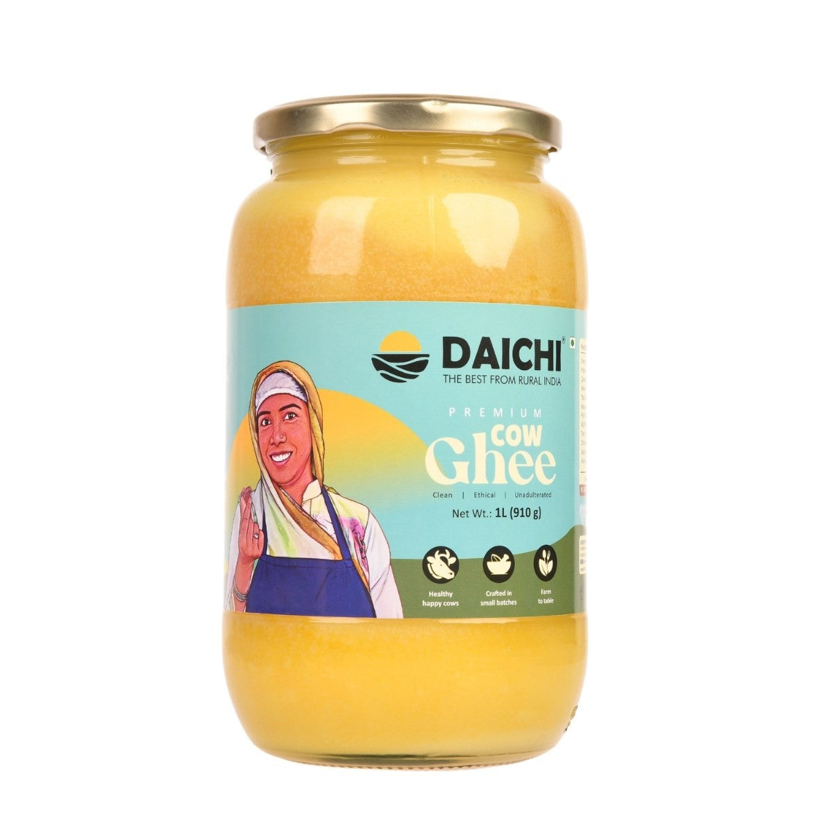 Daichi Premium Cow Ghee | Pure, Natural, and Healthy | Grass-Fed Cows | Crafted in Small Batches Daichi Premium Cow Ghee | Pure, Natural, and Healthy | Grass-Fed Cows | Crafted in Small Batches