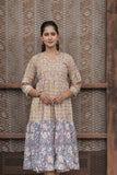 Basanti-Neel Tiered Dress