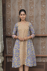 Keshar-Kalyani Panel Dress