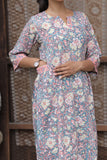 Surkh-Jaal Gathered Kurta