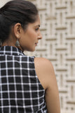 Black & White Handloom Cotton Checkered Shirt