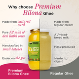 Daichi Pure Premium Bilona Cow Ghee | Pure & Natural  | Crafted in small batches