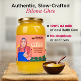 Daichi Pure A2 Desi Bilona Cow Ghee | Pure, Natural, and Healthy Cow Ghee | Handmade with Bilona Method | Daichi Ghee