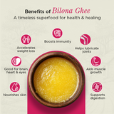 Daichi Pure A2 Desi Bilona Cow Ghee | Pure, Natural, and Healthy Cow Ghee | Handmade with Bilona Method | Daichi Ghee