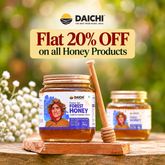 Daichi Forest Honey - 100% Raw & Unprocessed, Straight from beekeepers, Cruelty-free, No Sugar or Additives