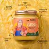 Daichi Desi Bilona Cow Ghee | Indigenous A2 Cow Milk | Crafted Using Bilona Method | Pure, Natural & Healthy | Straight from Farm to Table