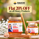 Daichi Litchi Honey - 100% Raw & Unprocessed, Straight from beekeepers, Cruelty-free, No Sugar or Additives