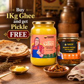 Daichi Pure A2 Desi Bilona Cow Ghee | Pure, Natural, and Healthy Cow Ghee | Handmade with Bilona Method | Daichi Ghee