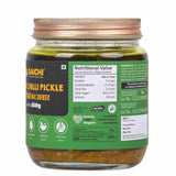 Daichi - Green Chilli Pickle | Crafted with love by women artisans | Sun cured | Cold-pressed mustard oil | In-house spices | No Preservatives