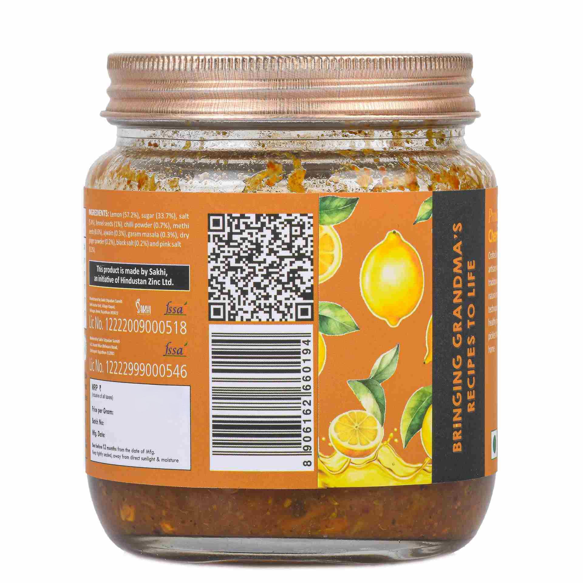 Daichi Sweet Lemon Pickle | Traditional Taste, Cold-Pressed Oil & Natural Daichi Sweet Lemon Pickle | Traditional Taste, Cold-Pressed Oil & Natural