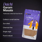 Daichi Pure Garam Masala | 100% Pure Natural Garam Masala | Single Origin | Unadulterated | Chemical-Free | Sun-Dried | Antioxidant & Anti-Inflammatory | Handcrafted in Small Batches by Rural Women