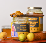 Homemade Achar Combo Saver Pack | Lemon Khatta + Mix Pickle | Cured in Cold-Pressed Mustard Oil | No Preservatives (Pack of 2)