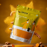 Daichi Turmeric Powder | 100% Pure Haldi | Single Origin | Unadulterated | Chemical-Free | Sun-Dried | Antioxidant &Amp; Anti-Inflammatory | Crafted by Rural Women (500g Pack of 2)