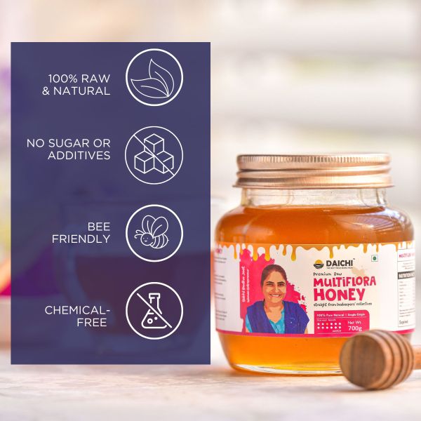 Daichi Multiflora Honey | 100% Raw & Unprocessed | No Sugar or Additives Daichi Multiflora Honey | 100% Raw & Unprocessed | No Sugar or Additives