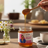 Daichi Multiflora Honey - 100% Raw & Unprocessed, Straight from beekeepers, Cruelty-free, No Sugar or Additives