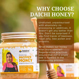 Daichi Natural Mustard Honey | Glass bottle