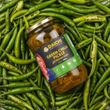 Daichi - Green Chilli Pickle | Crafted with love by women artisans | Sun cured | Cold-pressed mustard oil | In-house spices | No Preservatives