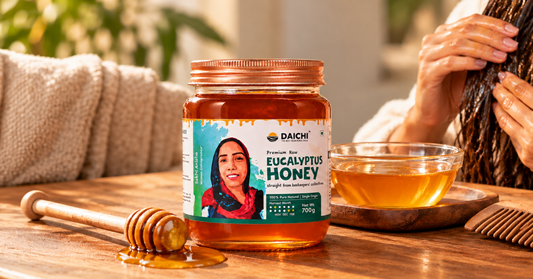 Honey hair mask for dry and damaged hair
