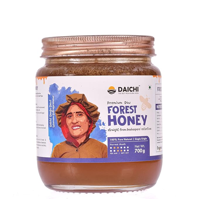 Daichi Natural Forest Honey | Glass bottle