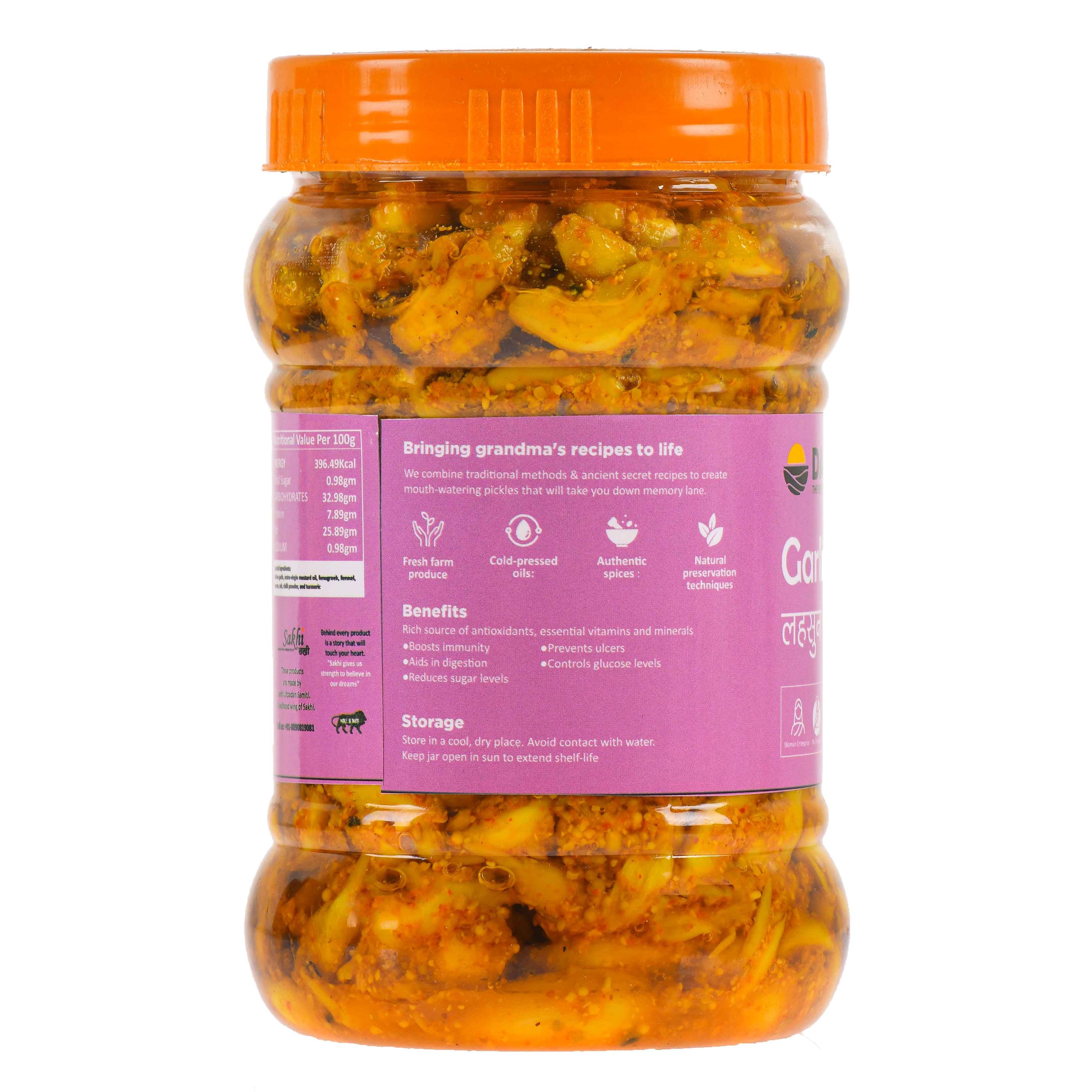 Daichi Handcrafted Garlic Pickle | PVC Jars