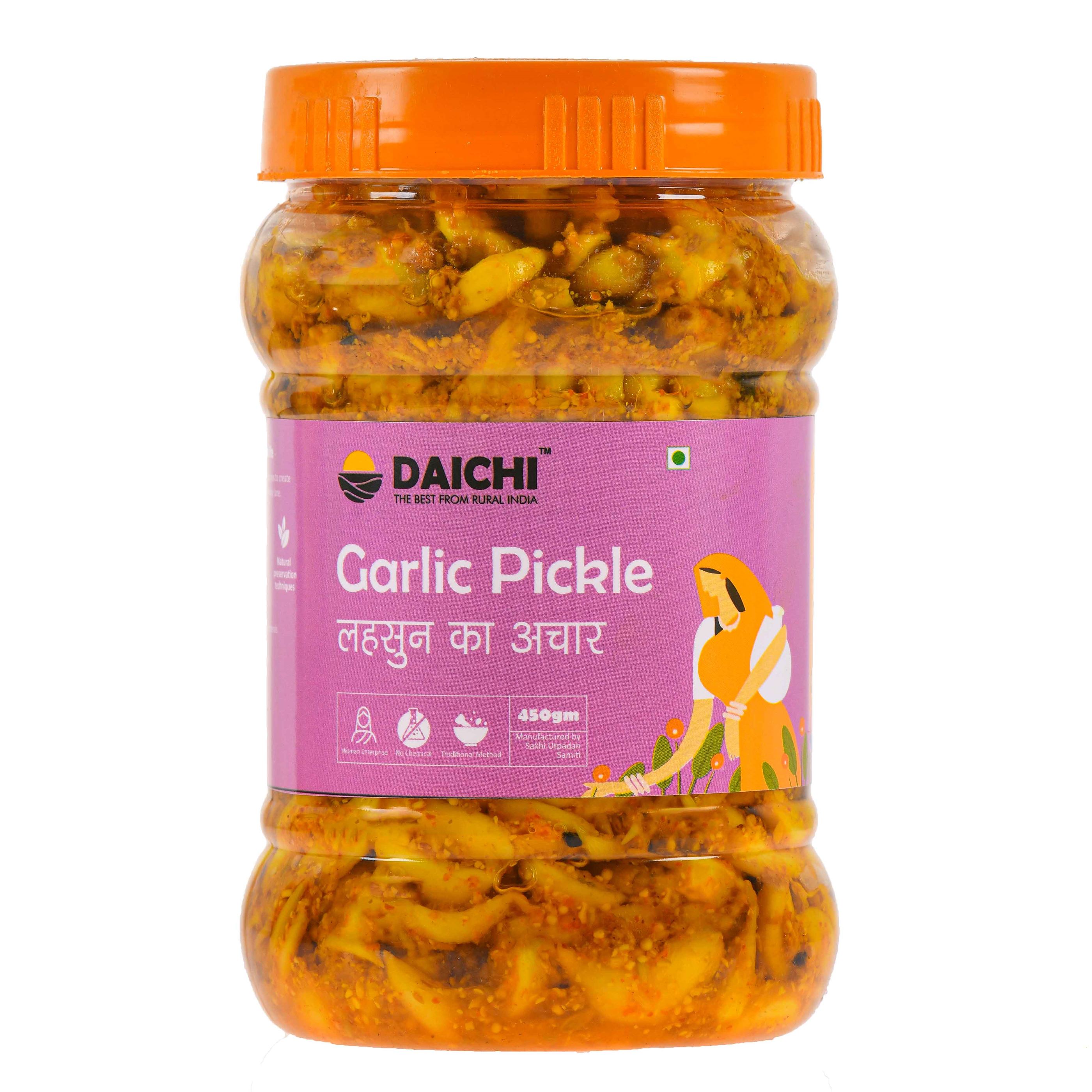 Daichi Handcrafted Garlic Pickle | PVC Jars
