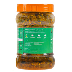Daichi Handcrafted Green Chilli Pickle | PVC Jars