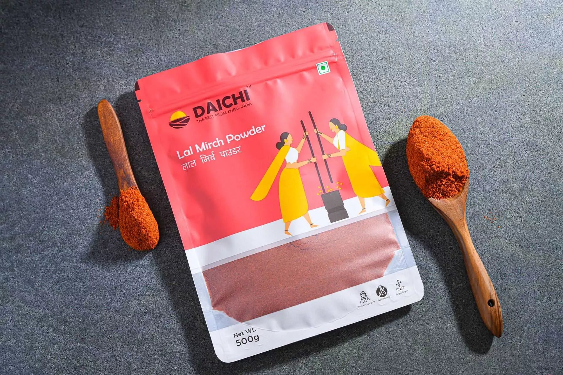 Daichi Red Chilli Powder | 100% Pure & Sun-Dried | No Chemicals