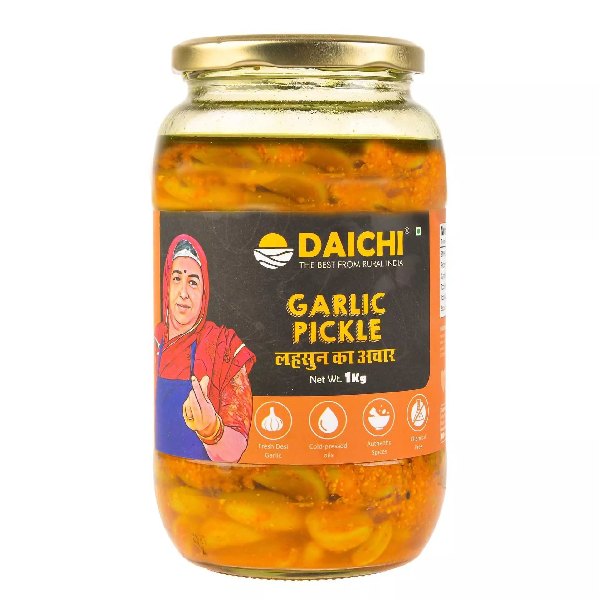 🎁 Daichi Handcrafted Garlic Pickle | Glass Jars (100% off)