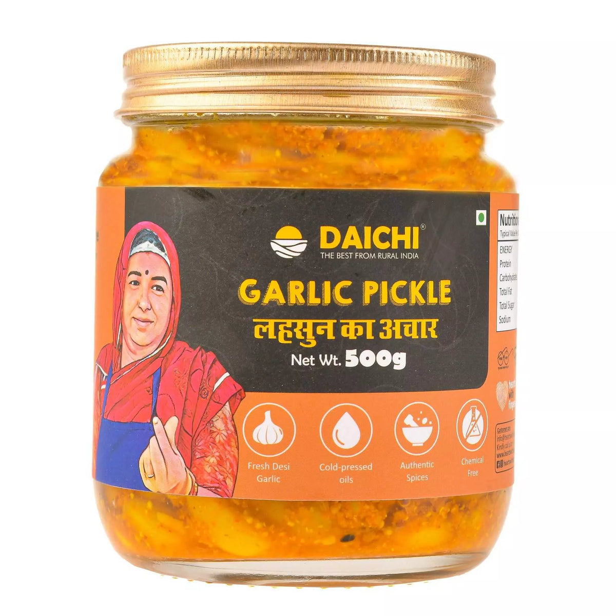 Daichi Handcrafted Garlic Pickle | Glass Jars