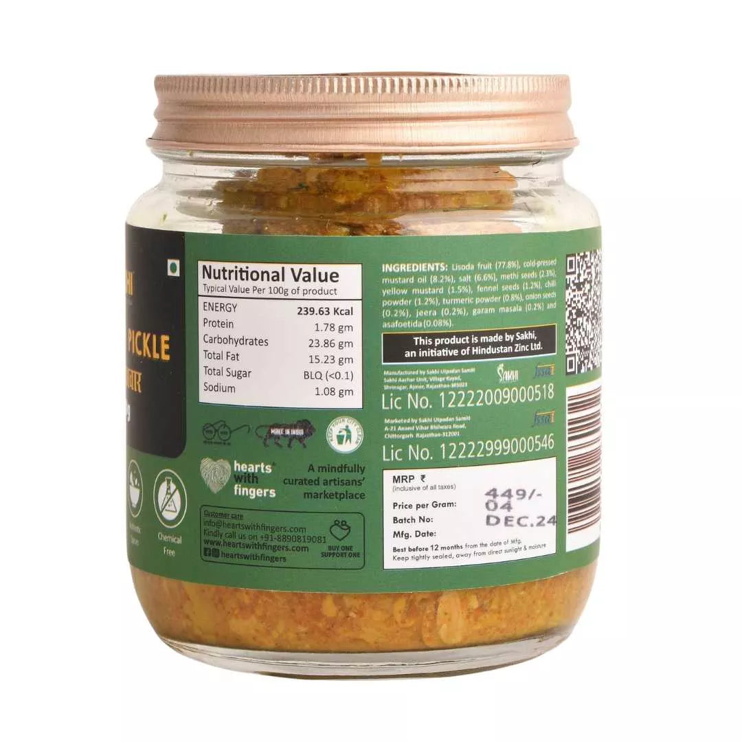 Daichi Handcrafted Lisoda (Raai) Pickle | Glass Jars
