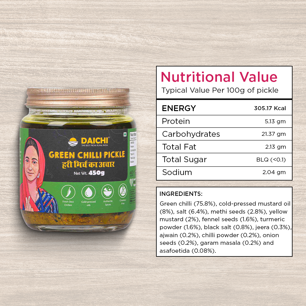 Homemade Achar Combo Saver Pack | Garlic + Green Chilli | Cured in Cold-pressed Mustard Oil | No Preservatives
