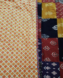 Bold Black Upcycled Cotton Dohar