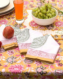 Ethnic Design Dinner Napkins Set - Chaukas