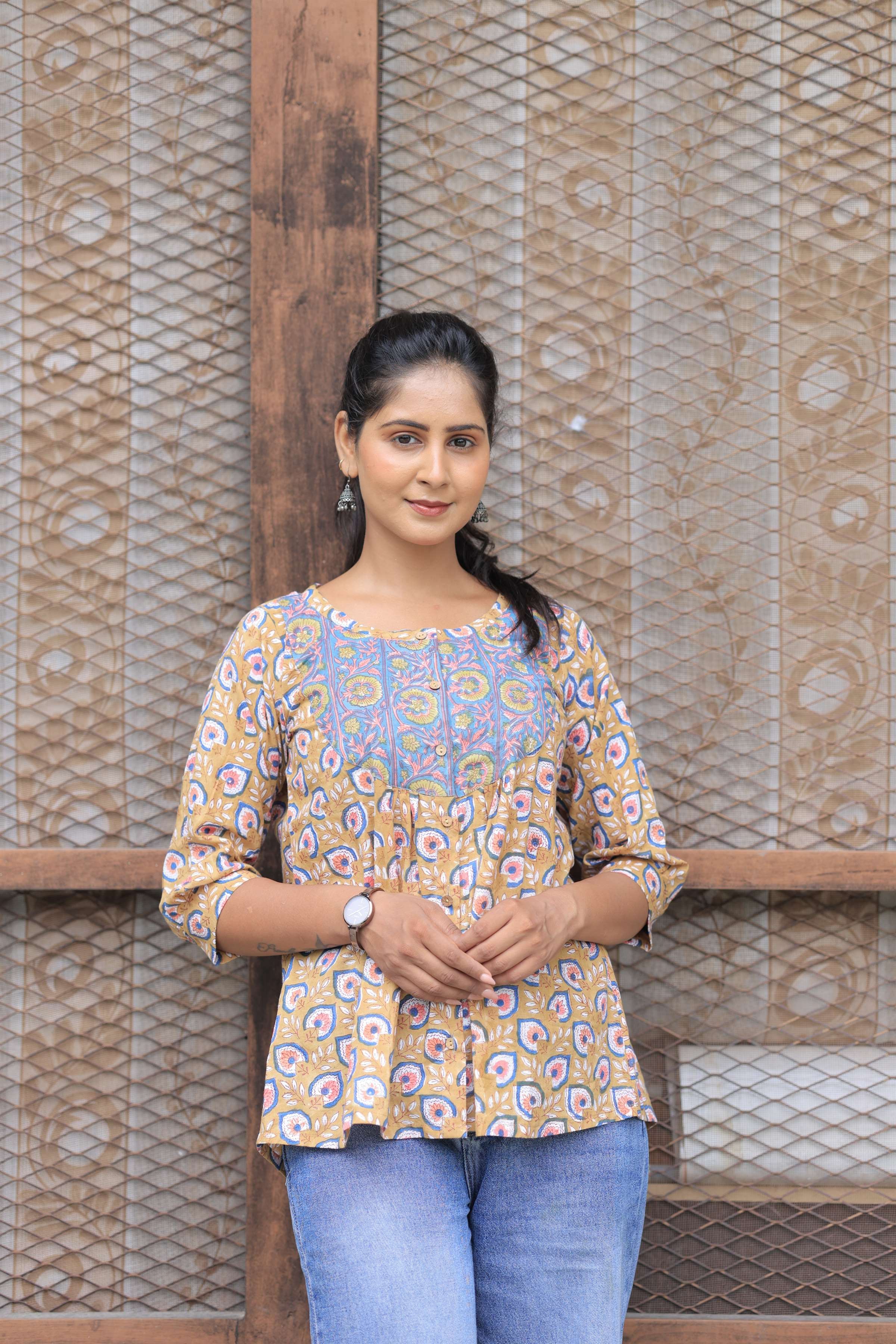 Malhar Yoke Tunic