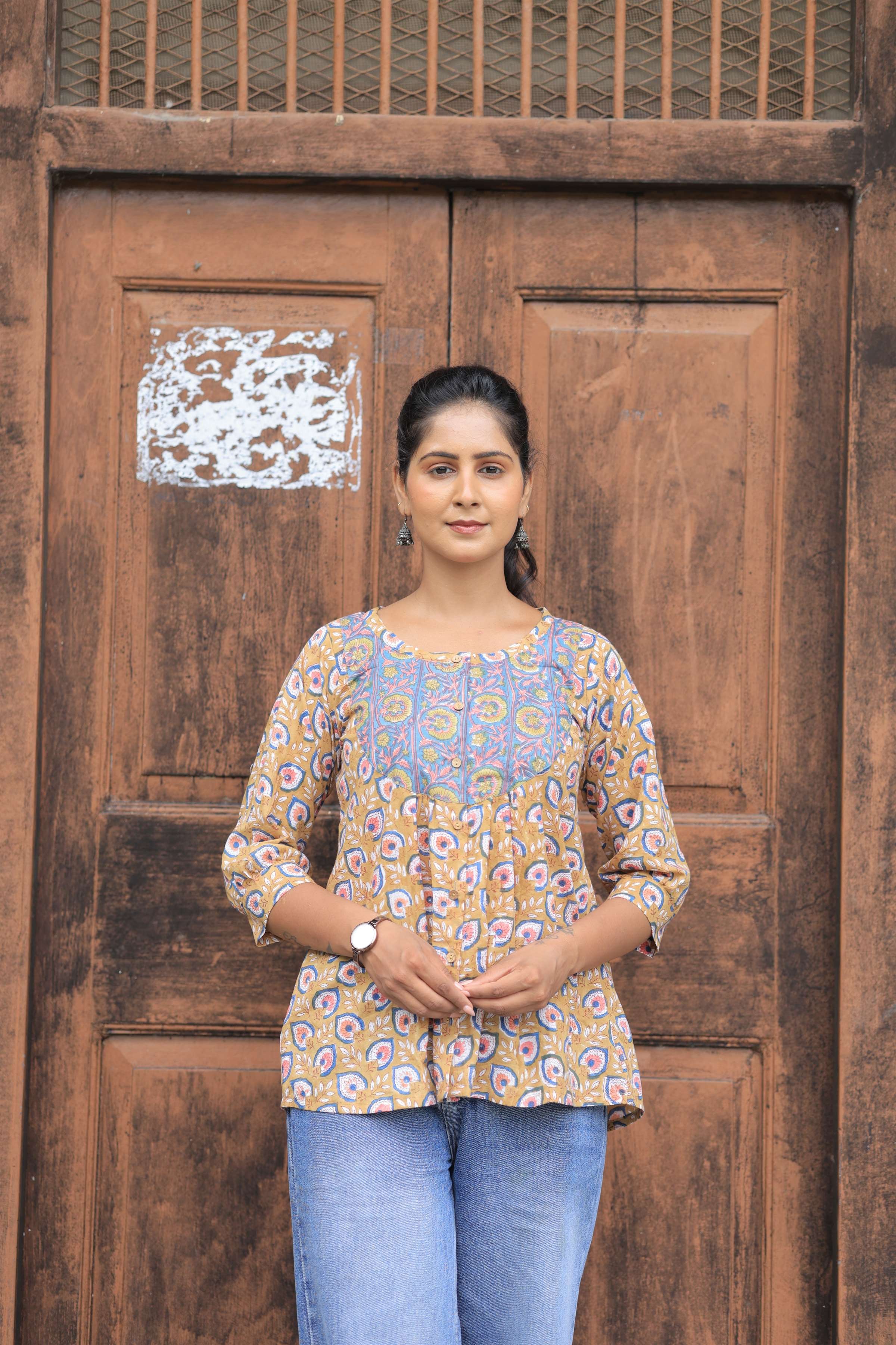 Malhar Yoke Tunic