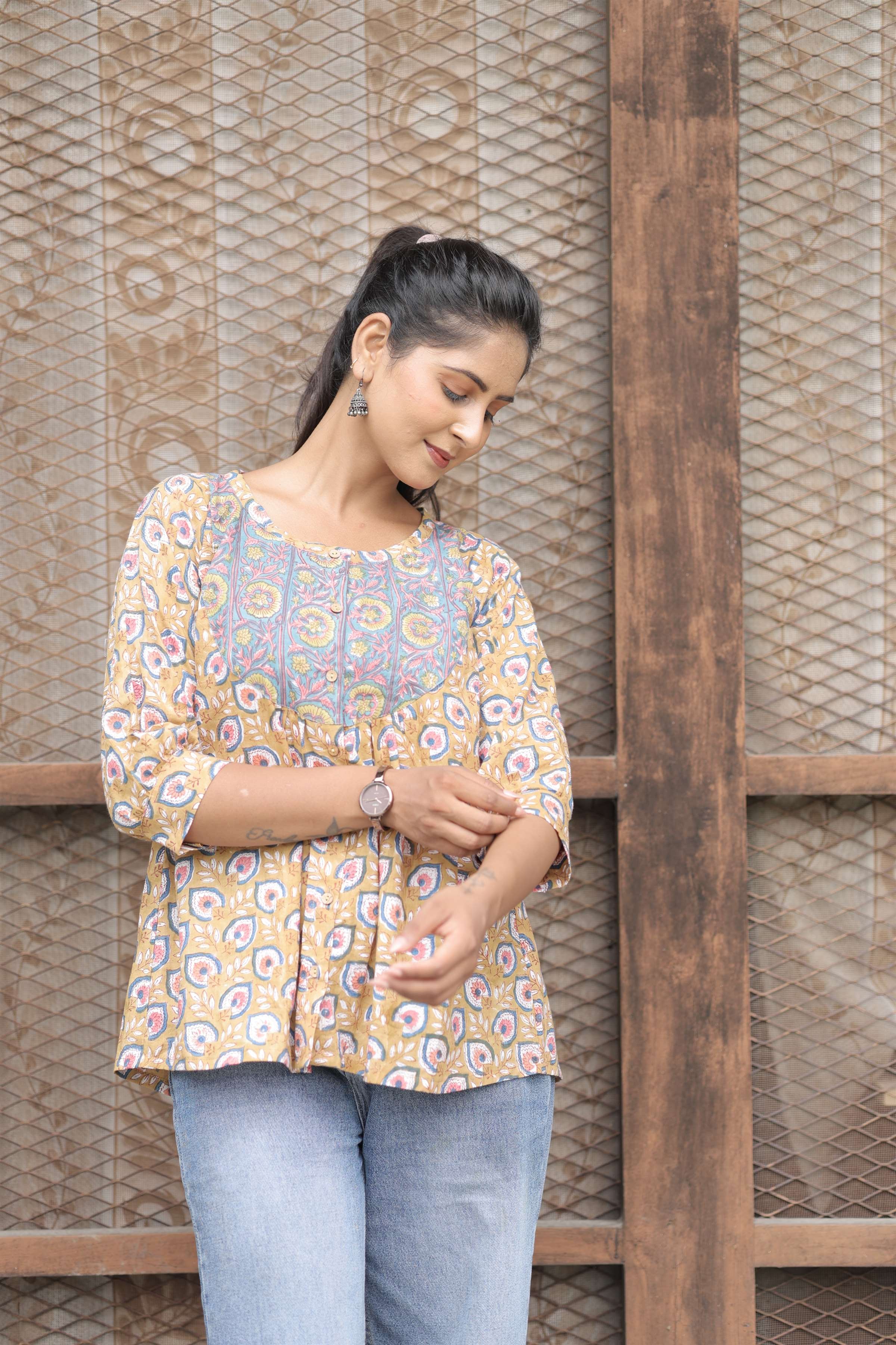 Malhar Yoke Tunic