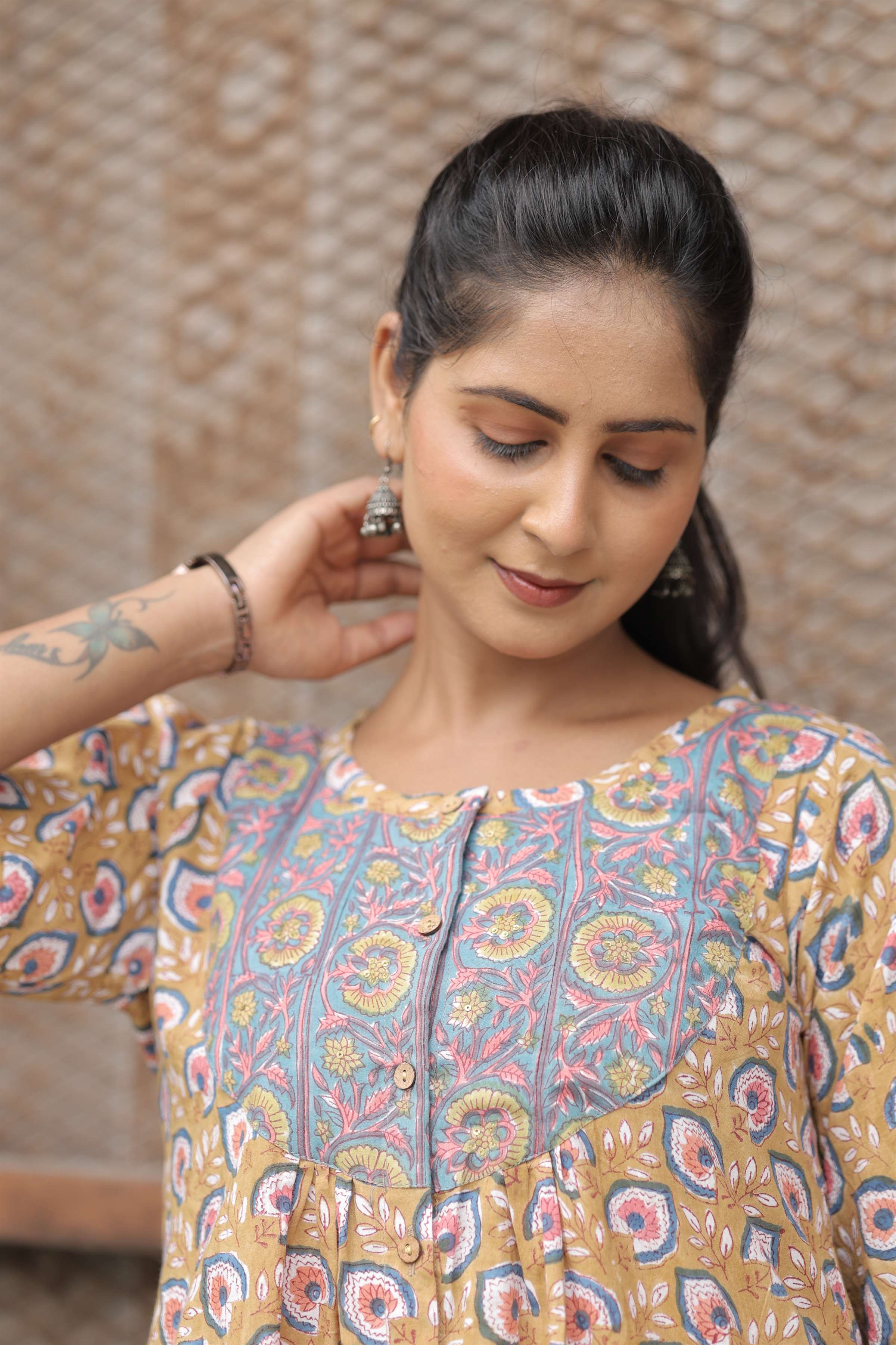 Malhar Yoke Tunic