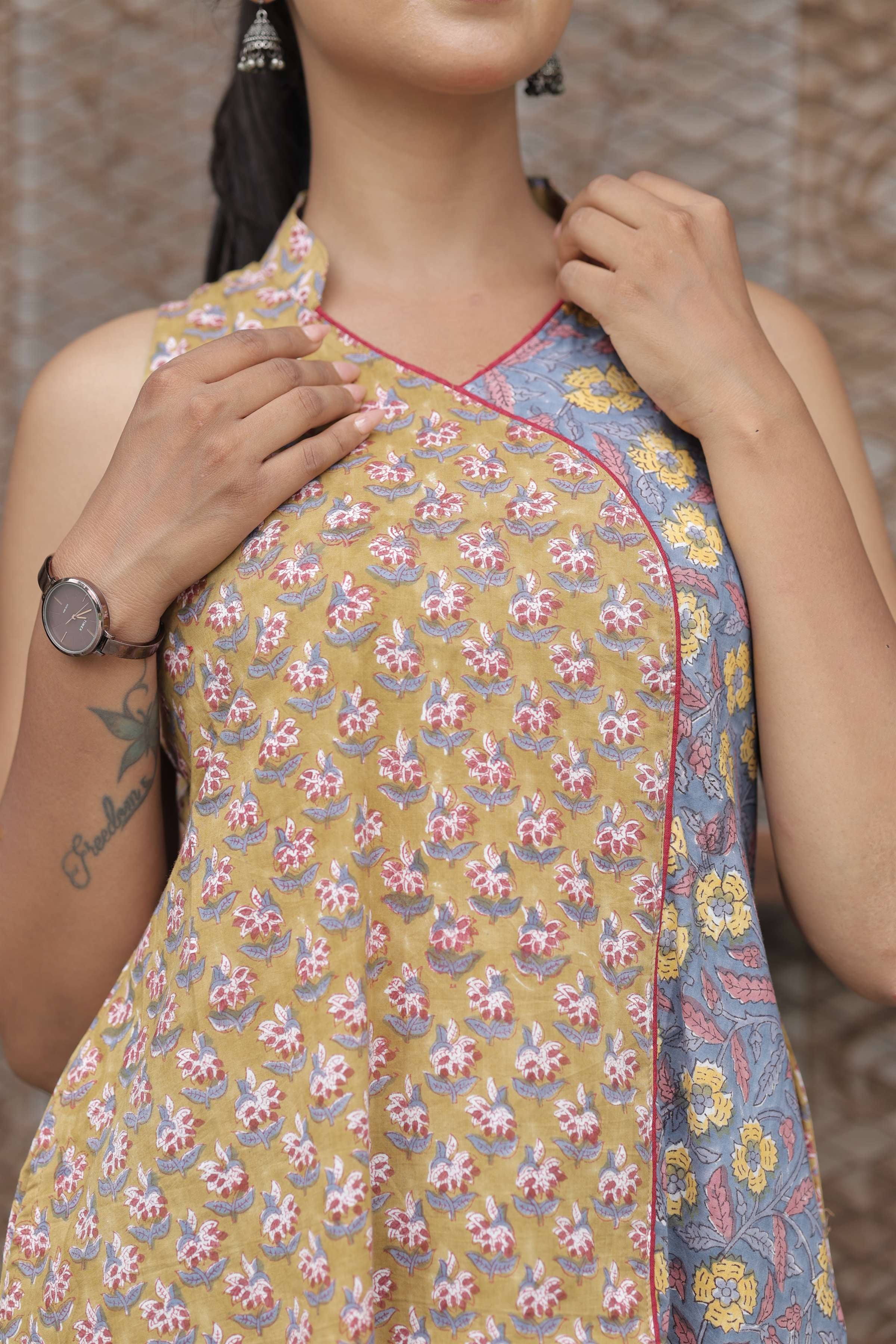 Keshar & Neel Asymmetric Dress