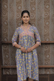 Neelambari Collared Dress