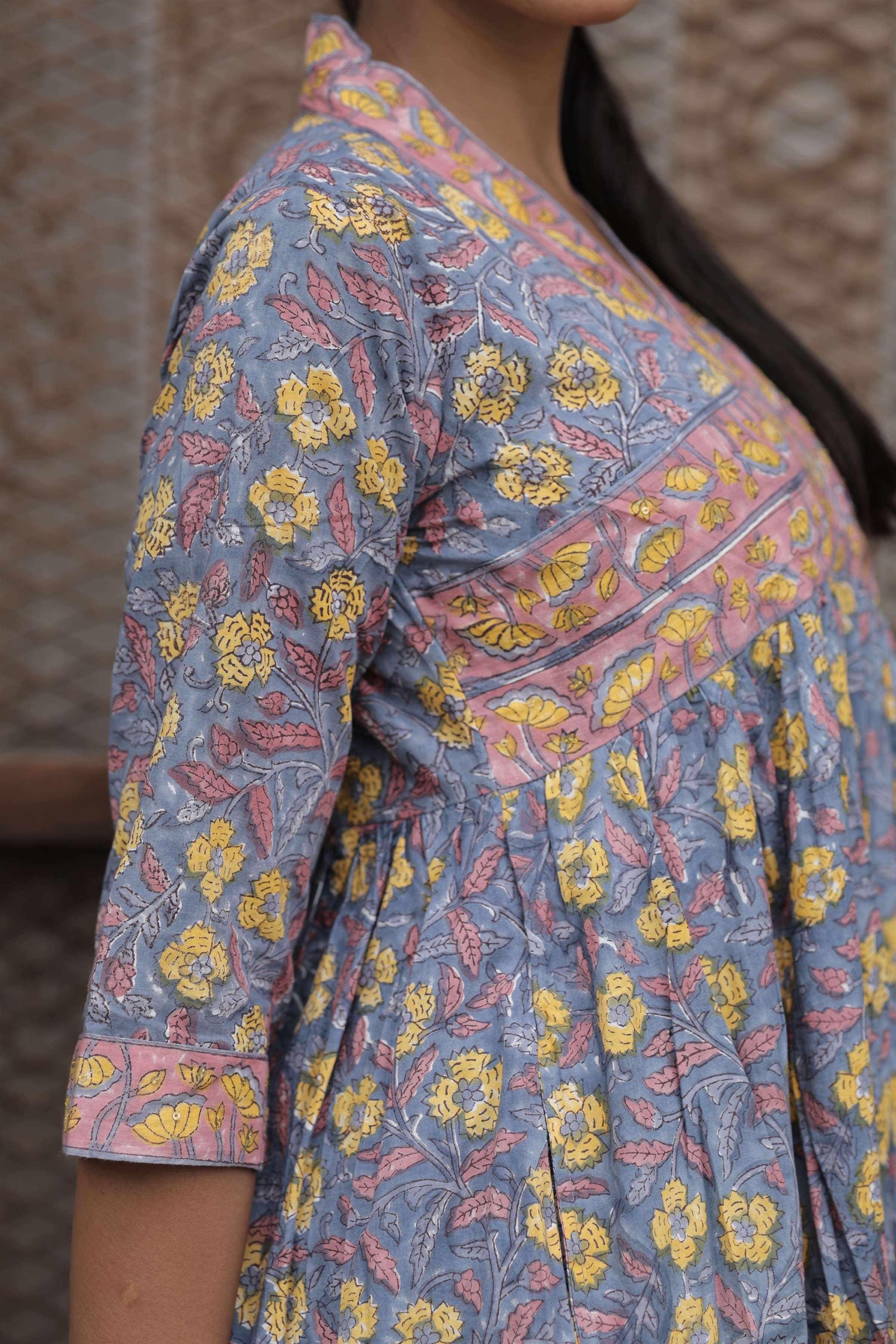 Neelambari Collared Dress