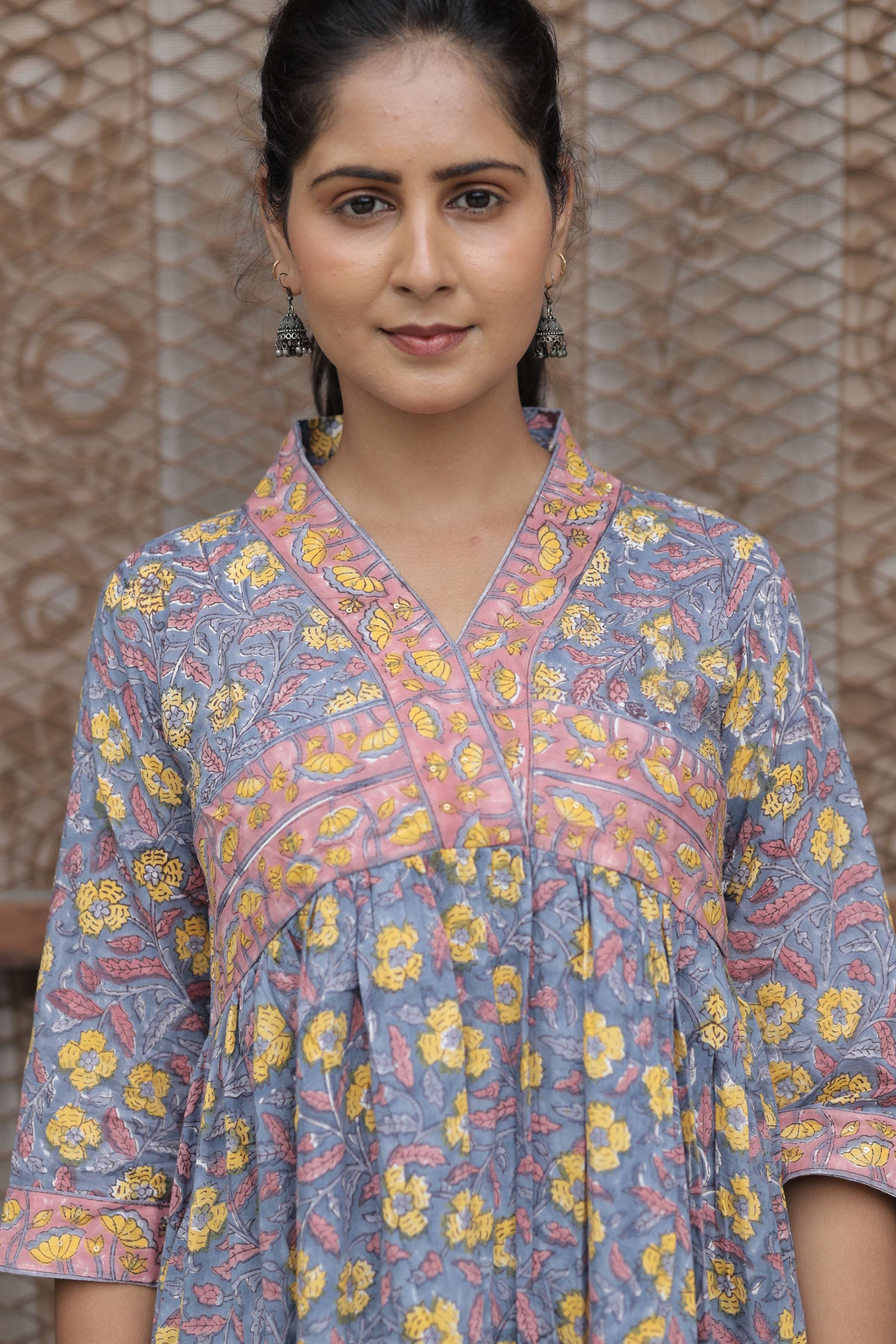 Neelambari Collared Dress