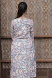 Surkh-Jaal Gathered Kurta