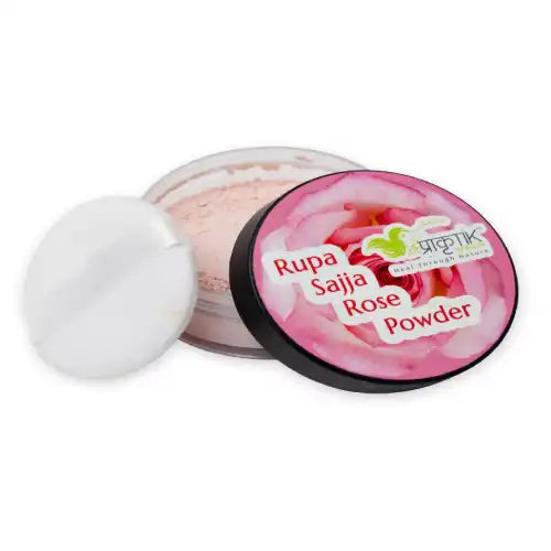 Rupa Sajja Twinkling Rose Powder and BB Cream Natural Shade (Wheatish to Dark Skin Tone) Combo Pack