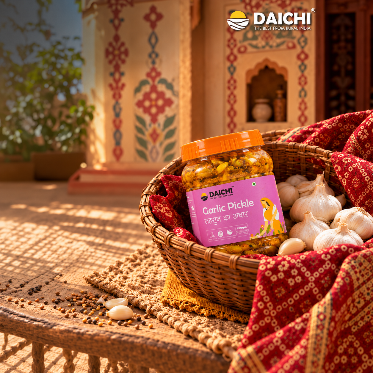 Daichi Handcrafted Garlic Pickle | PVC Jars